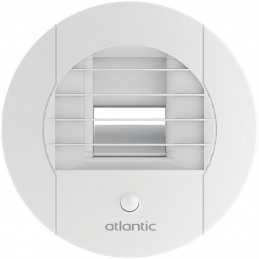 Bouche d'extraction autoréglable wc a piles diamètre 125 mm