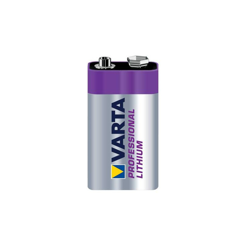 Pile lithium 9V - pour les appareils à forte consommation d’énergie Pile lithium 9V - pour les appareils à forte consommation d’énergie
