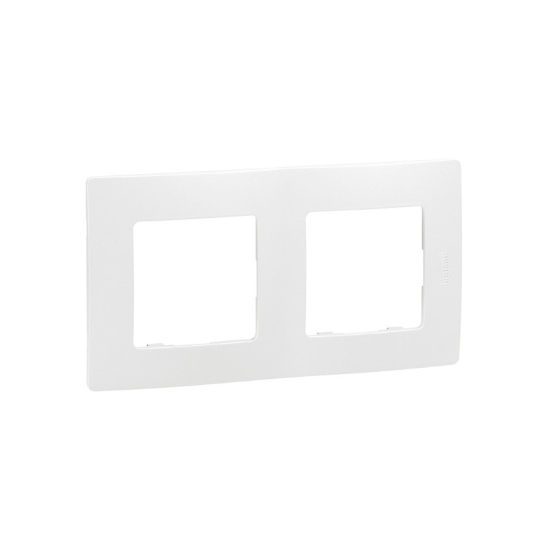 Plaque 2 postes NILOÉ pur